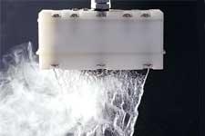 Shower type for Megasonic
